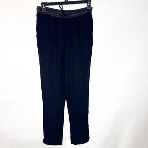 Sanctuary | Faux Leather Waist Tie-Front Pants